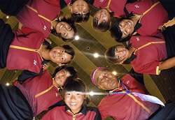 友達の輪写真